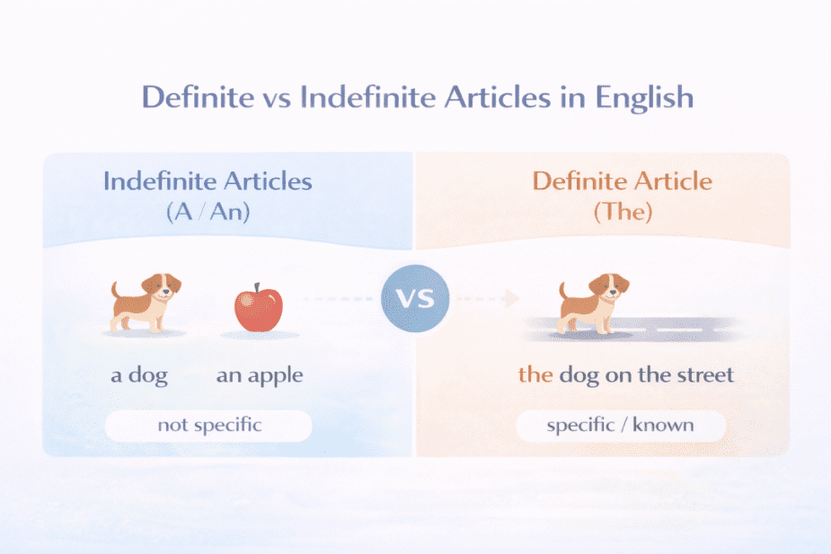 Definite vs Indefinite Articles in English