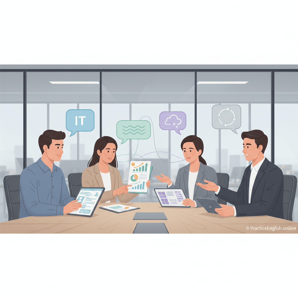 industry specific English vocabulary for Indian professionals — IT banking HR business terms